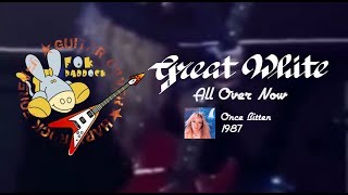 Great White  All Over Now  Guitar Cover [upl. by Grant]