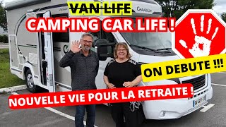 67 ans ils DEBUTENT le Camping Car et VIVENT sur la route  PRÉSENTATION modèle Chausson vantour [upl. by Tallu]