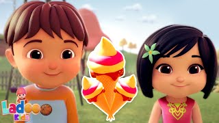 Ice Cream Wala आइस क्रीम वाला Kids Rhymes in Hindi and Cartoon Song [upl. by Ppik]