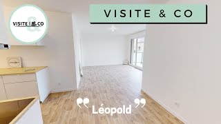 quotLeopoldquot appartement 2 pièces avec balcon par Visite amp Co [upl. by Salaidh]