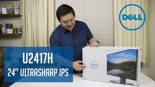 Dell Ultrasharp 24quot IPS Monitor  U2417H  Unboxing amp Quick Look [upl. by Ajam]