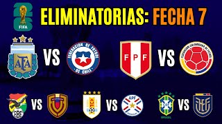 FECHA 7 Eliminatorias 2026 ¿Quiénes son los FAVORITOS para ganar [upl. by Norha766]