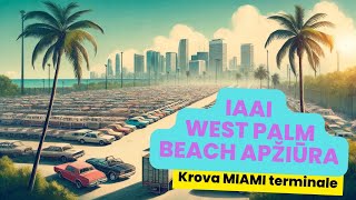 IAAI Aukciono apziura su manimi  Miami Krova [upl. by Watt]