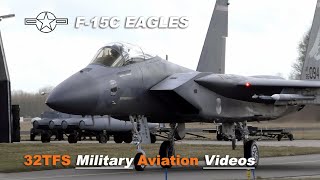 Theater Security Package 2018 OregonMA ANG F15 Eagles operates from Leeuwarden AB [upl. by Faulkner]