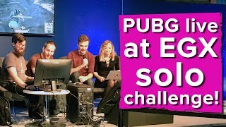 PUBG live at EGX  solo challenge [upl. by Liek]