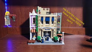 Live build the Lego Icons Police Station 10278 part 5 jdpbuilds lego legocreator [upl. by Yenatirb]