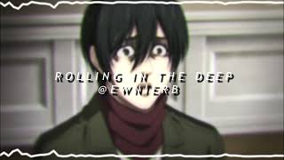 Rolling In The Deep  edit audio slowedreverb [upl. by Atilol]