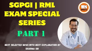 SGPGI  RML Special Video Series Part 1 Most Imp MCQs for SGPGI RML Exam sgpgilucknow rml rncc [upl. by Ahsonek]