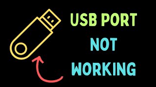 How to Fix USB Port Not Working in Windows 11 [upl. by Rafaelia]