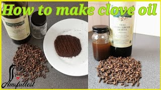 Clove Oil How to make clove oil  How To Make Clove Oil at home  AMI FULLEST [upl. by Ultima]