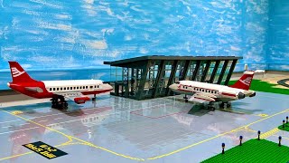 Die ersten Flugzeuge und fettes Terminal  Bau einer Lego Stadt Teil 304 [upl. by Sunderland3]