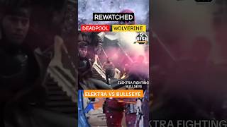 DEADPOOL WOLVERINE ELEKTRA GETS REVENGE ON BULLSEYE deadpool mcu movieshorts wolverine shorts [upl. by Eihcra787]