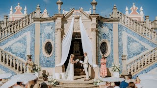 Pousada Palacio de Estoi  Wedding  Algarve [upl. by Cassy411]