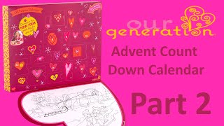 OG Surprise Calendar18inch Doll Holiday Advent Calendar Part 2 [upl. by Showker]