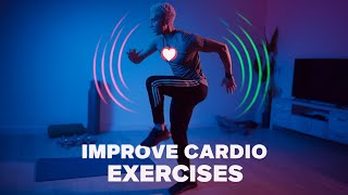 Best CARDIO Improvement EXERCISES  Cardio WORKOUT at Home [upl. by Kinata]