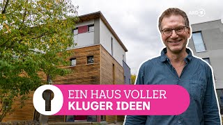 Nachhaltig bauen wohnen und arbeiten – modernes Holzhaus mit guten Ideen  ARD Room Tour [upl. by Calysta723]