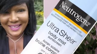 Neutrogena Ultra Sheer Body Mist SPF 60 The Ultimate Sunscreen Shield [upl. by Lednar]