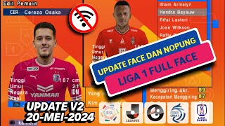 KEREN BGT 😀 FULL FACE PARAH PES FULL ASIA LIGA BRI INDONESIA FULL FACE GRAPICH HD [upl. by Ennovihc]