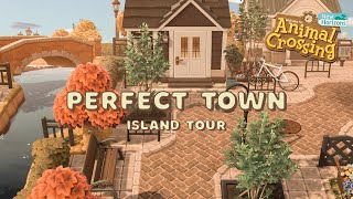 Realistic amp Natural Town Island Tour  Animal Crossing New Horizons [upl. by Hudgens902]