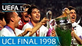 Real Madrid v Juventus 1998 UEFA Champions League final highlights [upl. by Ciro]