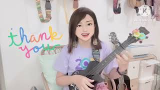 Sana Ako Na Lang Millie Parfait  UkuleleCover UkulelePlayAlong Ukulelegirl [upl. by Annwahs18]