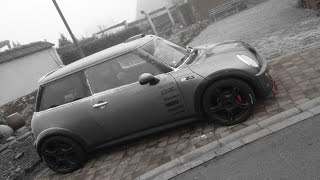 Alufelgen am Mini Cooper quotSquot schwarz matt lackiert [upl. by Rutherford]