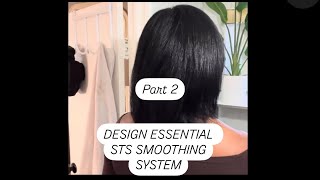 Part 2 STS SYSTEM on 4c hair Step 3 blow dry and flat iron my hair [upl. by Ihsar396]