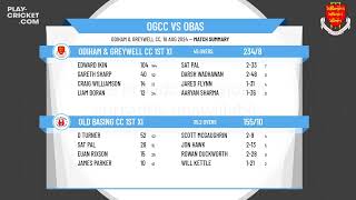 Odiham amp Greywell CC 1st XI v Old Basing CC 1st XI [upl. by Bradley]