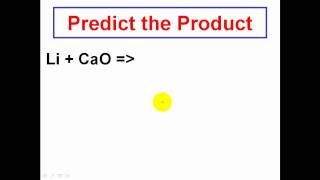 Solving Chemical Reactions  Predicting the Products  CLEAR amp SIMPLE CHEMISTRY [upl. by Gerardo]