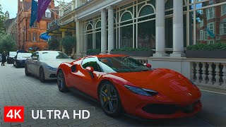 Worlds Most Expensive Address  Exploring Mayfair London in Scenic 4K UHD [upl. by Ddarb]