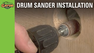 Howto Install a Drum Sander [upl. by Dalis]