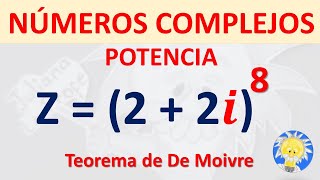 📌 FORMULA DE MOIVRE  Potencias de un número complejo Potencia de Numero complejo Juliana la Profe [upl. by Adnilak]