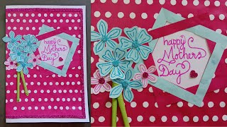 Diy Easy Mothers day card Happy Mothers day greeting card [upl. by Eirahcaz11]