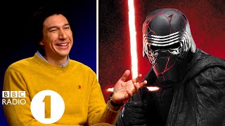 quotI wear my Kylo Ren helmet when I drivequot 😉 Adam Driver on Star Wars set steals and House Of Gucci [upl. by Novihs610]