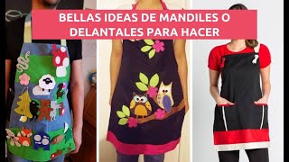 12 IDEAS DE MANDILES O DELANTALES PARA MAESTRAS QUERRÁS TENER [upl. by Euqinehs]