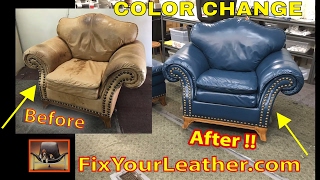 Leather Color Change Video  FixYourLeathercom [upl. by Uos]