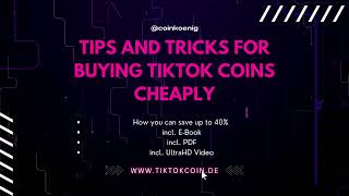 How to Buy Cheap TikTok Coins Save Money on Gifts and Livestream Support [upl. by Roslyn]