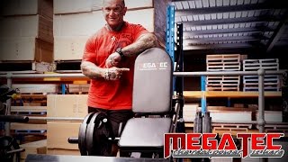 MEGATEC Compact Leg Press Demo by Lee Priest [upl. by Orland]