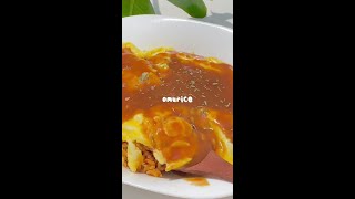 JAPANESE FRIED RICE WITH MELTED EGG shorts reseptiktokviral [upl. by Odey446]