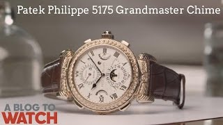 Most Complicated Wrist Watch By Patek Philippe  The Grandmaster Chime 5175  aBlogtoWatch [upl. by Cacilia149]