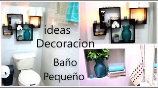 Decoraciones sencillas para Baño pequeño [upl. by Moody]