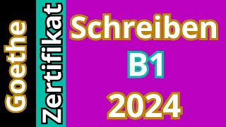 Goethe Zertifikat B1 – Schreiben Teil 1 [upl. by Alabaster]