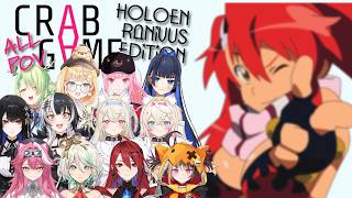 HoloENs FIRST 4 Gen EN Collab Was Actually Crazy 【Crab Game  All POV】 [upl. by Manvell]