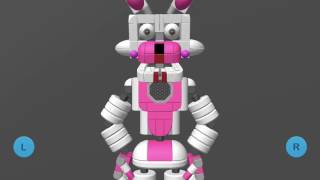 Destroying Funtime Foxy Blocksworld [upl. by Maridel]