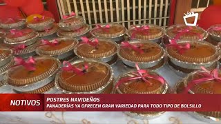 Postres y pasteles navideños ya comienzan a ofertarse en panaderías [upl. by Sidwel]