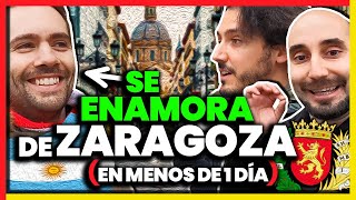 Qué hacer en ZARAGOZA 🇪🇸 en 1 día  Argentino 🇦🇷 visita España y LO FLIPA con Zaragoza [upl. by Ilrebma]