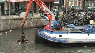 Amsterdam Canal Cleaning [upl. by Margeaux]