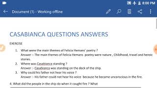 Assam Jatiya bidyalay class 8 English Lesson 5 Casabianca poem Questions Answers with Assamese expl [upl. by Junius388]