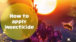 How to apply Imidacloprid insecticide [upl. by Ymerrej918]