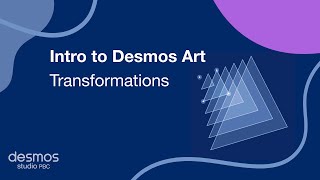 Intro to Desmos Art  Transformations [upl. by Aicilana]